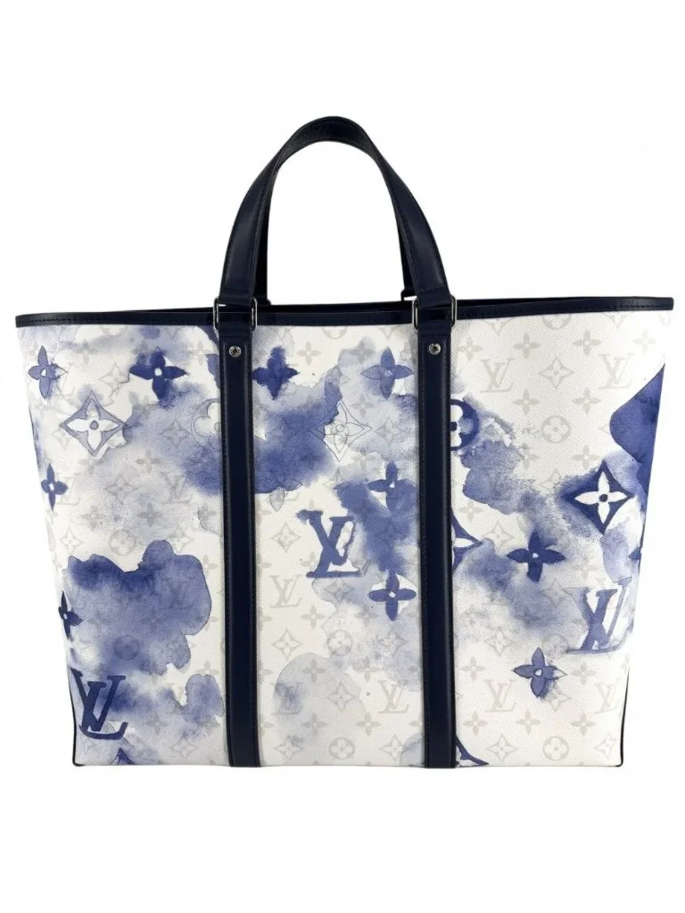 Louis Vuitton 2-Way Monogram Water Color Weekend Tote GM Shoulder Bag Crossbody